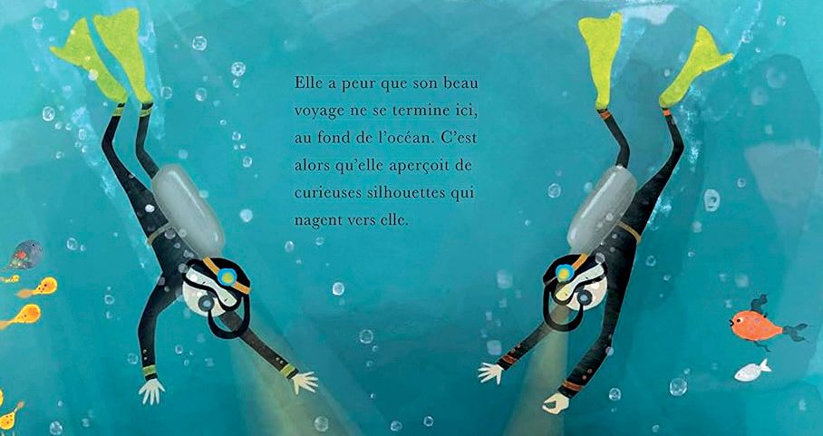 © Illustration du livre La petite tortue et l'océan - Becky Davies et Jennie Poh – Edition Kimane – ISJM
